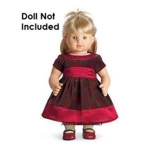  Bitty Baby Holiday Dots Dress Outfit 
