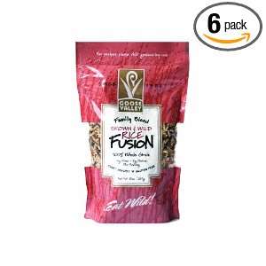 Goose Valley Brown and Wild Rice Fusion, 10 Ounce (Pack of 6)  