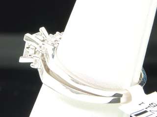 10K WHITE GOLD 1 CT DIAMOND BRIDAL ENGAGEMENT RING SET  
