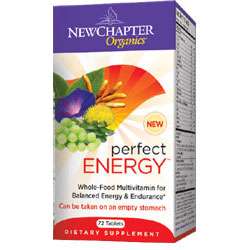 NEW CHAPTER Perfect Energy, 72 Tablets 727783003416  