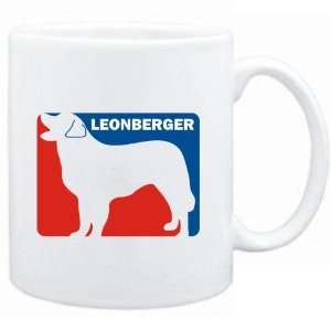    Mug White  Leonberger Sports Logo  Dogs