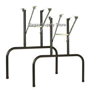 Folding Black Metal Table Legs 29 Tall x 24 inches Wide (Pkg./2 