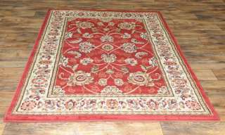 Persian Red Floral Design 5x7 Area Rug Carpet (AREA SIZE 5X8) FREE 