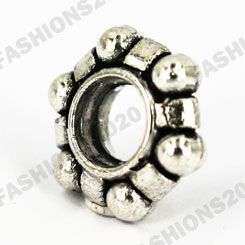   60 pieces Silver plated spacer beads that fit Pandora Charm/Bracelet