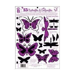  HOTP Templates 8.5X11   15 Butterflies & Dragonflies Arts 