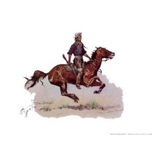  Crow Scout Finest LAMINATED Print Frederic Remington 16x12 
