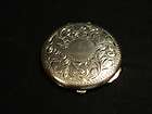 LOVELY VINTAGE BIRKS STERLING SILVER COMPACT with Eng