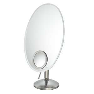  Mirror Image 80170 OVAL VANITY MIRROR WITH 10X INSET 