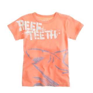 Boys vintage jersey reef teeth tee   graphic tops   Boys graphics 