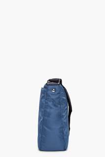 Yves Saint Laurent blue textile hamptons bag for men  