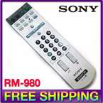 New Sony Universal Remote Control for Monitor RM 980  