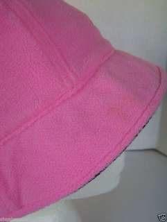 PUMA plaid pink reversible monogram logo bucket hat nwt  