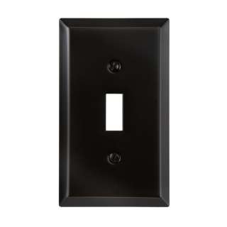 Oil Rubbed Bronze Toggle Switch Wall Plate AT 163TDB  