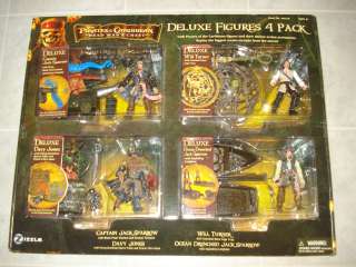 Disney Pirates of the Carribbean Figure Figures Deluxe 4 Pack Dead 