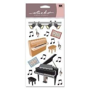 Piano Recital Vellum Classic Stickers SPSG068