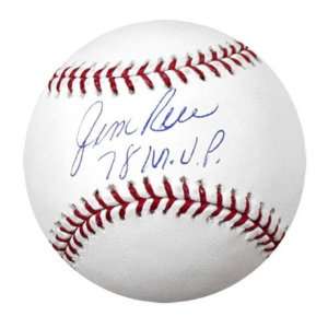 Jim Rice Boston Red Sox Autographed Baseball with 78 MVP Inscription