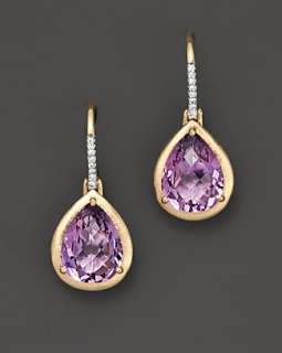 Amethyst and Diamond Earrings   Earrings   Shop by Style   Fine 