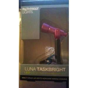  Luna Taskbright LED Clip on Free Standing Tasklight   Pink 