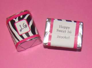   Birthday Party Decoration CANDY BAR WRAPPER Label Hershey Nugget Favor