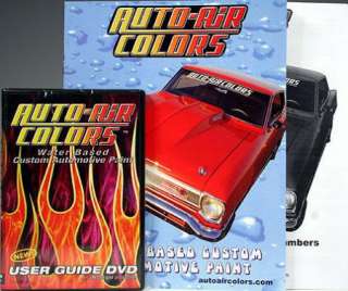 AUTO AIR COLORS USER GUIDE DVD, CATALOG & PRICE LIST  