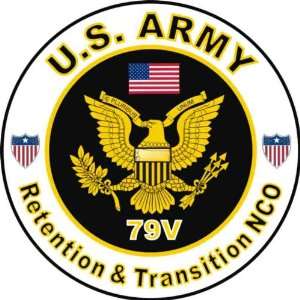 United States Army MOS 79V Retention & Transition NCO Decal Sticker 3 