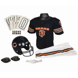 OEM Chicago Bears Football Deluxe Uniform Set   Size Small at  