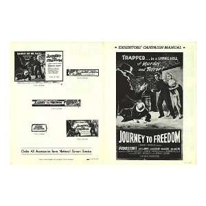  Journey To Freedom Original Movie Poster, 11 x 14.5 