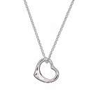 Jazzy Jewels Open Heart Pendant Necklace