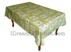 French Provencal Acrylic Coated Oilcloth tablecloth  