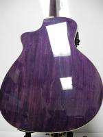  Passionflower Tranz Purple/Quilted Maple Acoustic Electric Guitar