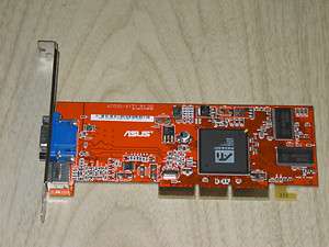 Asus Radeon 64MB AGP Video Card VGA TV out PN A7000 A171 109 A171GN 00 