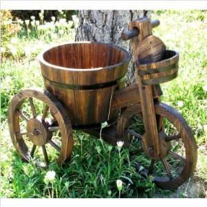  Large Cedar Tricycle (Olive Green) (22H x 27W x 13D 
