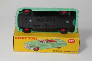 DINKY TOYS 132 PACKARD CONVERTIBLE GREEN MIB  