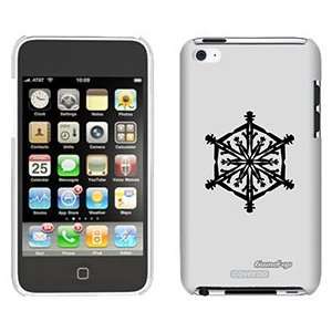   Hexagon Snowflake on iPod Touch 4 Gumdrop Air Shell Case Electronics