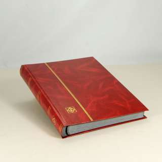 Lighthouse Stockbook  48 Pgs.  Red  30% OFF  