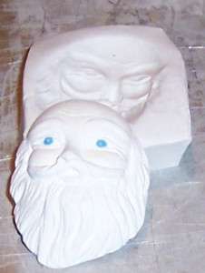old mountain man face polymer clay push mold sculpey  