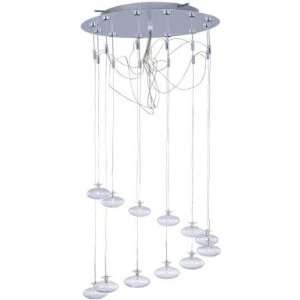  Starburst Clear Glass Shades Ceiling Lamp