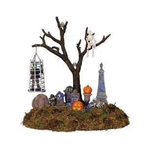  Lemax Spooky Town Village Collection Caged Monster Lighted 