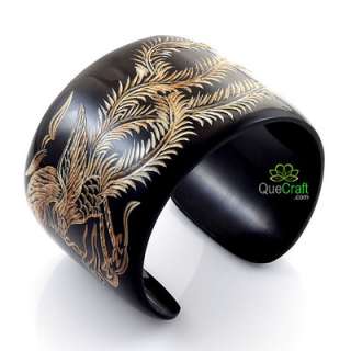 PHOENIX Handmade Organic Horn Cuff Bracelet  