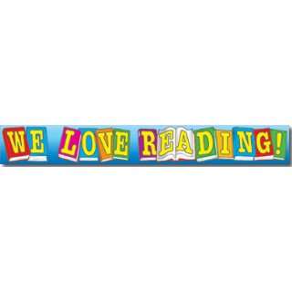 WE LOVE READING BANNER CHARTLET Toys & Games