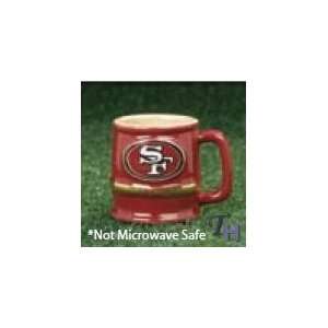  San Francisco 49ers Ceramic Barrel Mug 2 Oz Shot Sports 