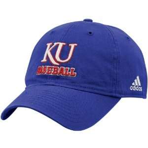   Kansas Jayhawks Royal Blue Adjustable Baseball Hat