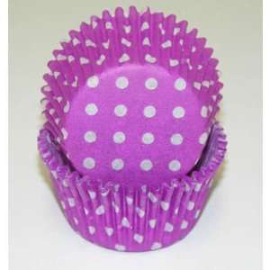  Purple Polka Dot Baking Cup Toys & Games