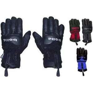    Bolle Mens Fleece and Leather Ski Gloves