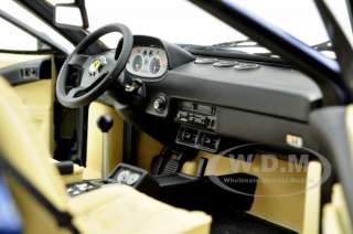   diecast car model of Ferrari 308 GTB Blue Elite Edition by Hotwheels