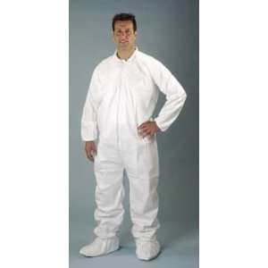 VWR Critical Cover Microbreathe Coveralls w/ UltraGrip Boots   Size 