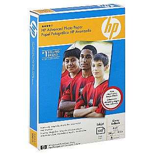 hp Photo Paper, Advanced, Glossy, 100 sheets  Computers & Electronics 