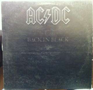 AC/DC back in black LP VG+ SD 16018 1st Press RL Bob Ludwig Masterdisk 