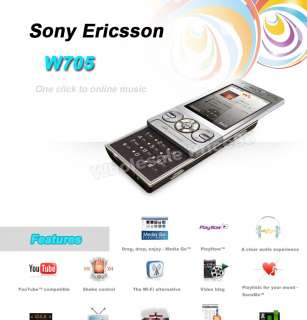 NEW Unlocked Sony Ericsson W705 W705i GSM Mobile Cell Phone FREE 