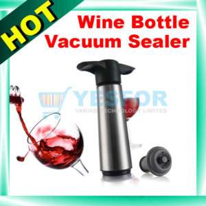 Vacuum Saver Sealer Preserver Wine Bottle Pump Stopper  